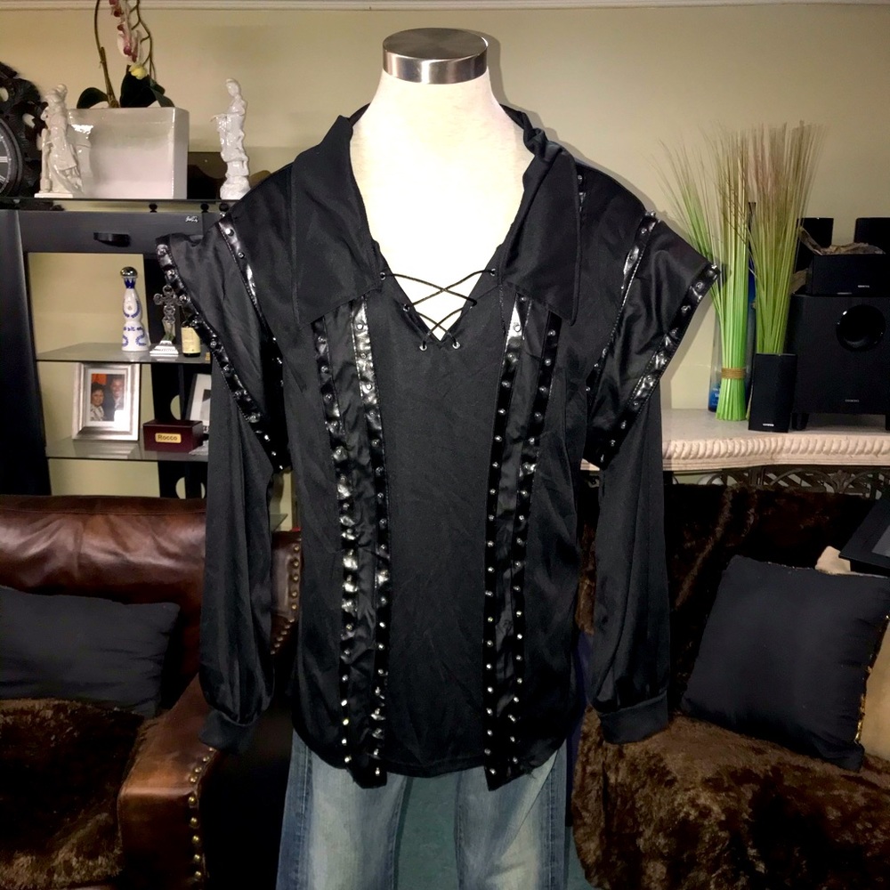 Men’s adult plus size pirate shirt